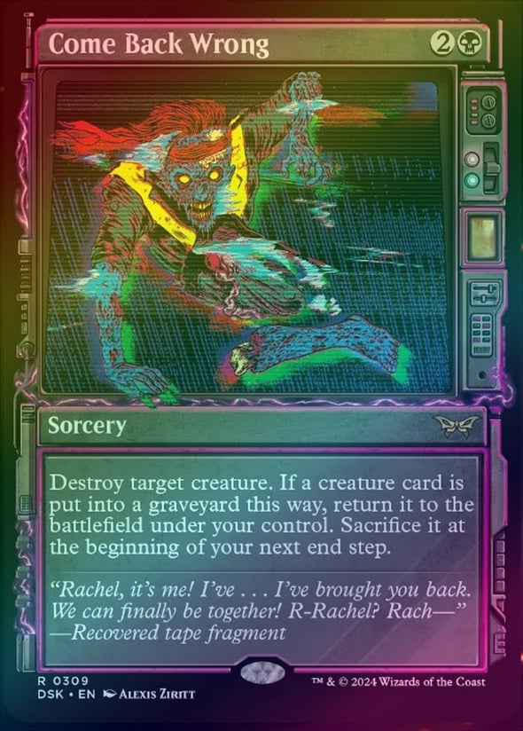 Come Back Wrong - Paranormal Showcase (Foil) (DSK)