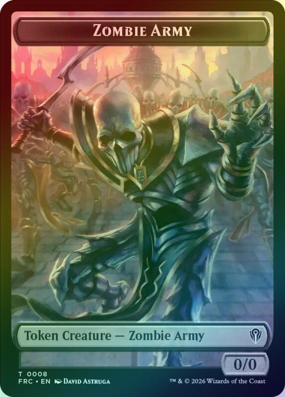 Rogue // Zombie Army Token (Foil) (TFRC)