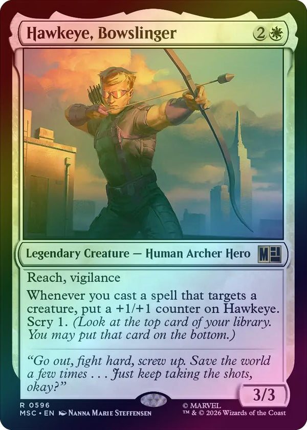 Hawkeye, Bowslinger (Foil) (MSC) (Pre-Order)