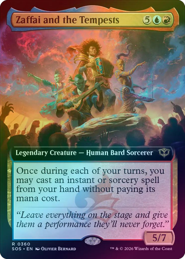 Zaffai and the Tempests - Extended Art (Foil) (SOS)