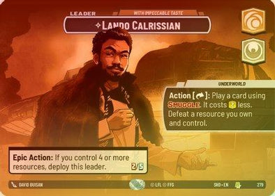 Lando Calrissian - With Impeccable Taste (Showcase) - 279 - Rare (Foil)