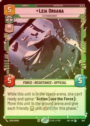 Leia Organa - Extraordinary - 600 - Legendary (Foil)