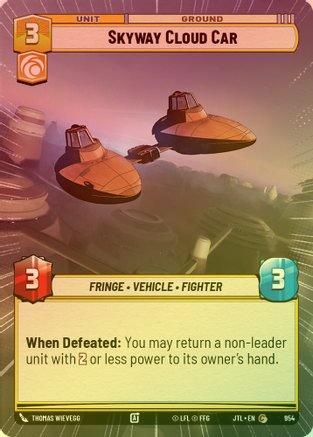 Skyway Cloud Car (Hyperspace) - 954 - Common (Foil)