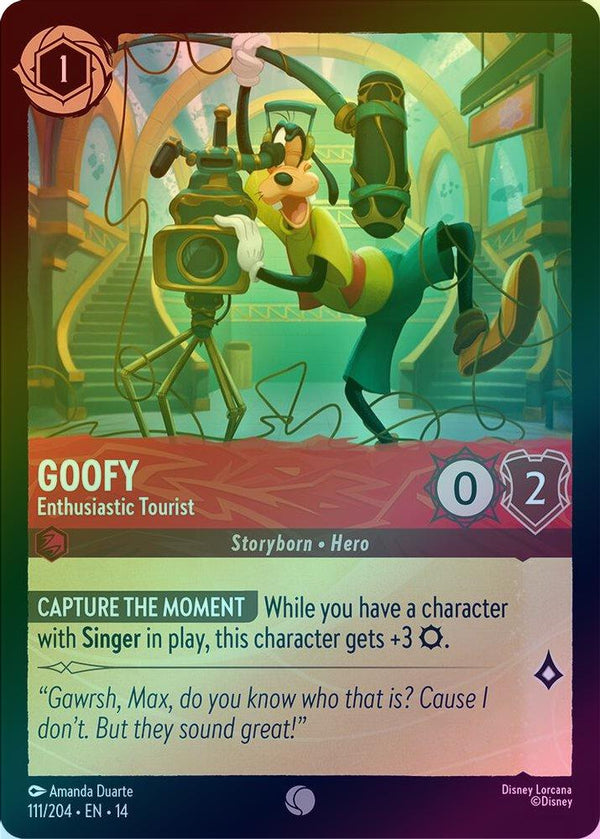 Goofy (Enthusiastic Tourist) - 111/204 - Common (Foil)