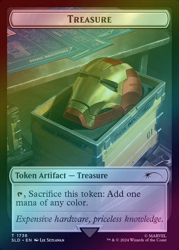Treasure - Marvel's Iron Man (Rainbow Foil) (SLD)