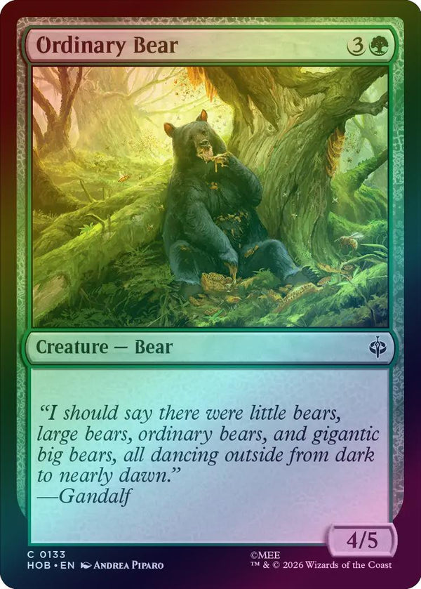 Ordinary Bear (Foil) (HOB) (Pre-Order)