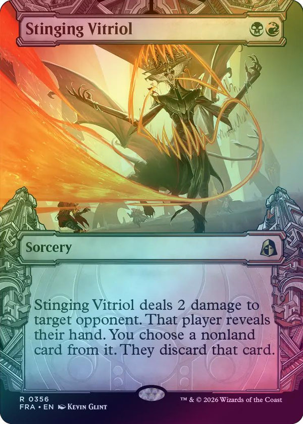 Stinging Vitriol - Sculptor's Stronghold Showcase (Foil) (FRA)