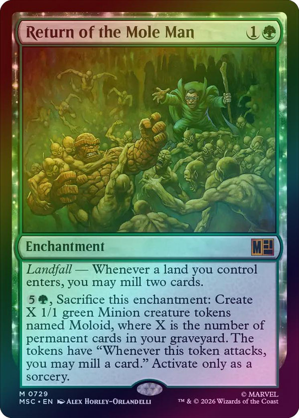 Return of the Mole Man (Foil) (MSC) (Pre-Order)