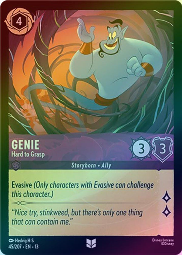 Genie (Hard to Grasp) - 45/207 - Uncommon (Foil)