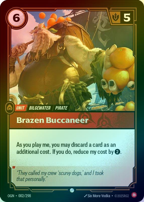 Brazen Buccaneer - 002/298 - Common (Foil)