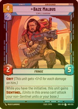 Baze Malbus - Temple Guardian - 065/252 - Uncommon (Foil)