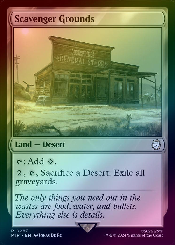Scavenger Grounds (0287) (Foil) (PIP)