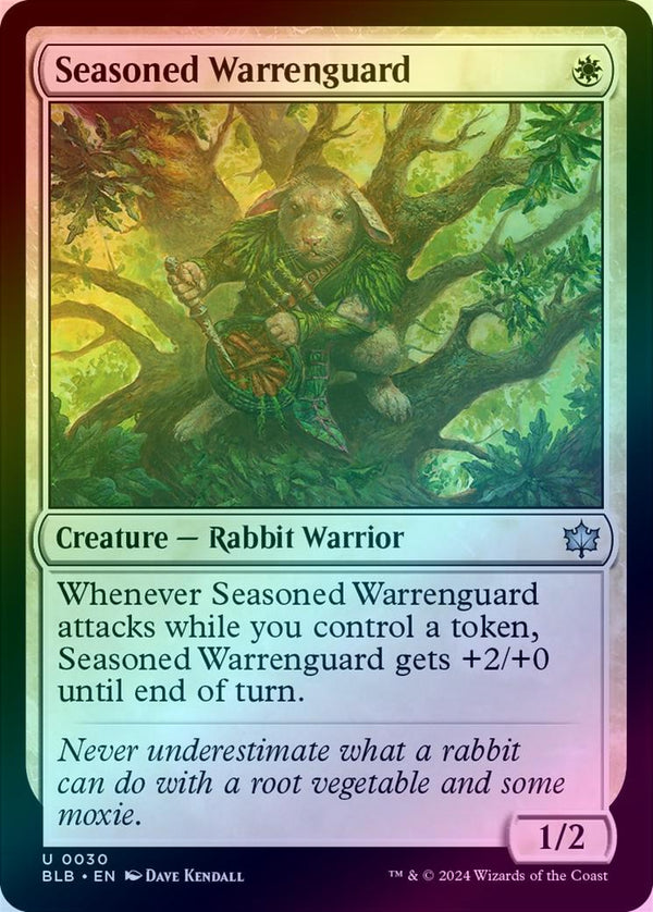 Seasoned Warrenguard (Foil) (BLB)