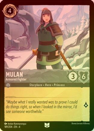 Mulan (Armored Fighter) - 189/204 - Uncommon (Foil)