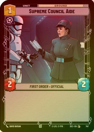Supreme Council Aide (Foil) - 747 - Common (Foil)