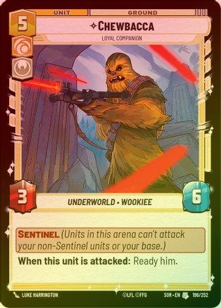 Chewbacca - Loyal Companion - 196/252 - Uncommon (Foil)