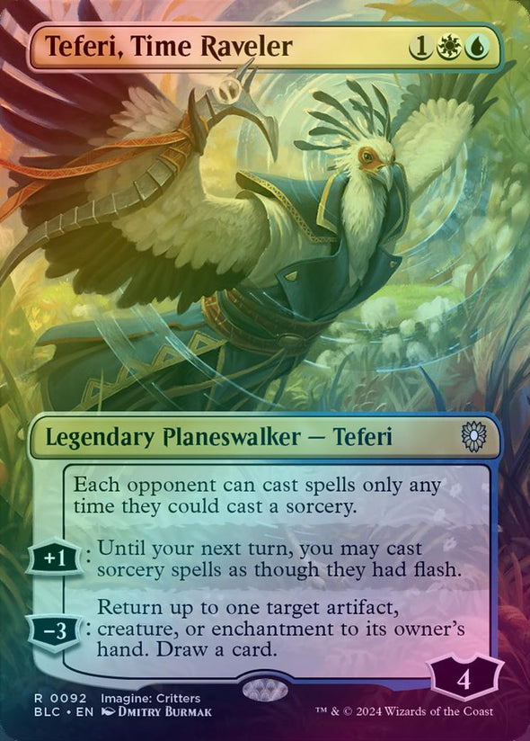 Teferi, Time Raveler - Borderless (Foil) (BLC)