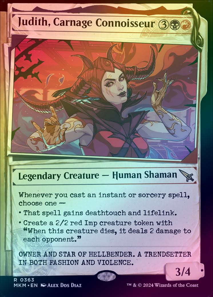 mtg dossier cards 401 Games Canada - Judith, Carnage Connoisseur