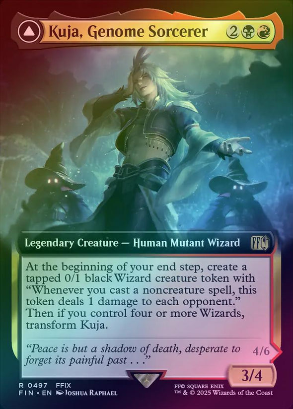 Kuja, Genome Sorcerer // Trance Kuja, Fate Defied - Extended Art (Foil) (FIN)