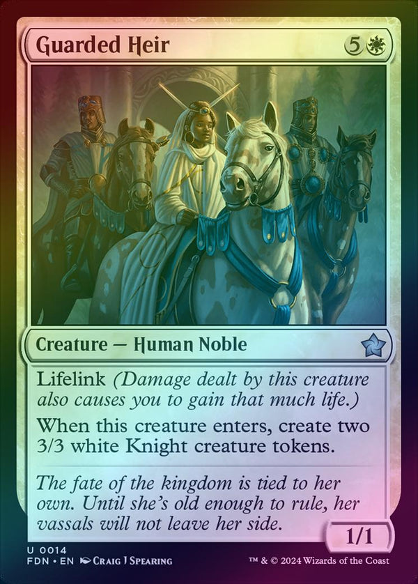 Guarded Heir (Foil) (FDN)