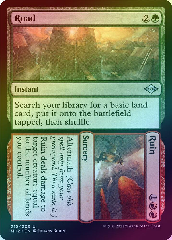 Road // Ruin (Foil) (MH2)