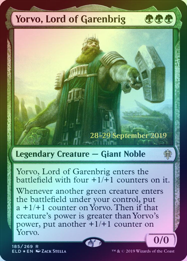 Yorvo, Lord of Garenbrig - Prerelease Promo (Foil) (PELD)