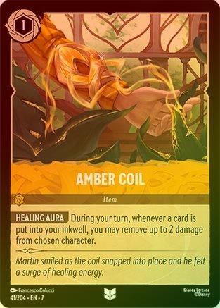Amber Coil - 41/204 - Uncommon (Foil)