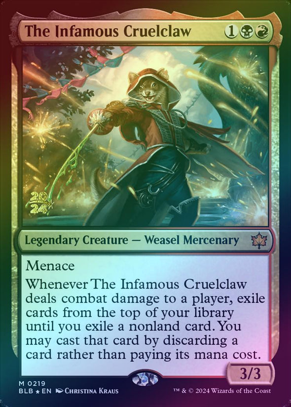 The Infamous Cruelclaw - Prerelease Promo (Foil) (PBLB)