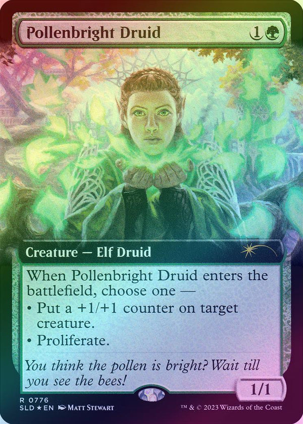 Pollenbright Druid - Elusive Elves (Foil) (SLD)
