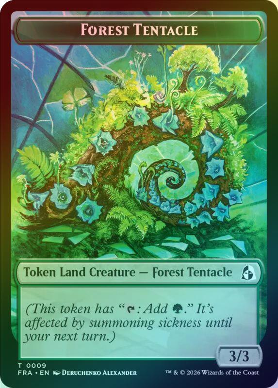 Dragon // Forest Tentacle Token (Foil) (Pre-Order) (TFRA)