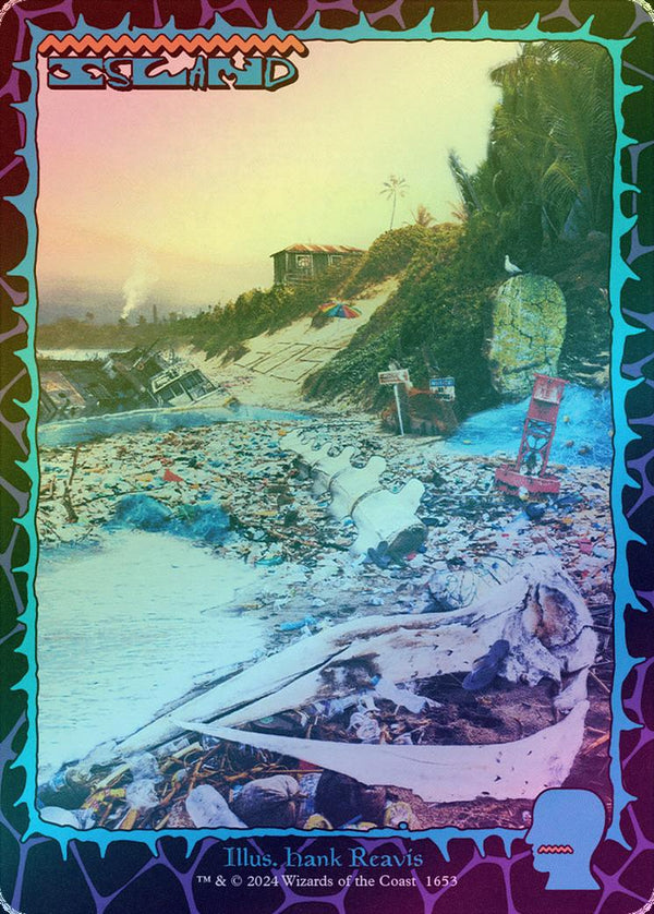 Island (1653) - Brain Dead: Lands (Rainbow Foil) (SLD)