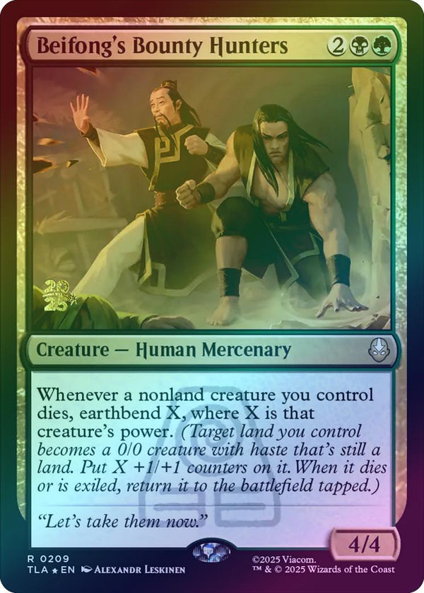 Beifong's Bounty Hunters - Prerelease Promo (Foil) (PTLA)