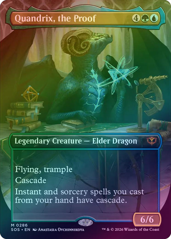 Quandrix, the Proof - Borderless (Foil) (SOS)