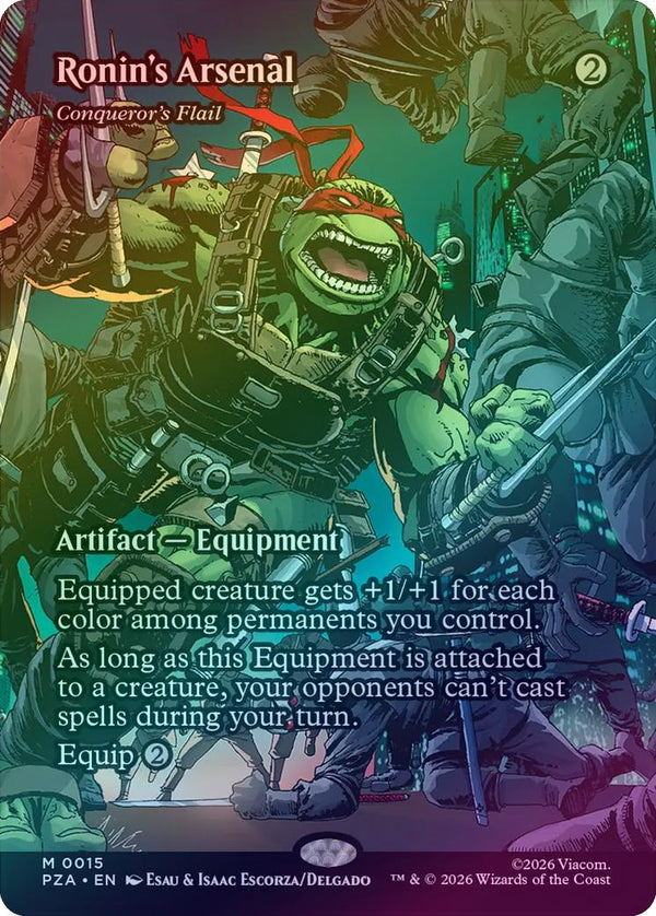 Ronin's Arsenal // Conqueror's Flail - Borderless (Foil) (PZA)