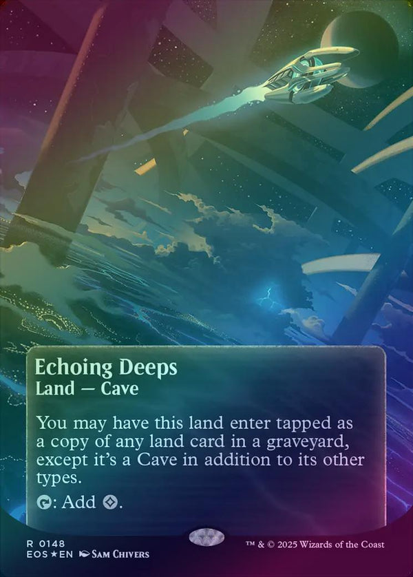Echoing Deeps - Borderless Poster (Galaxy Foil) (EOS)