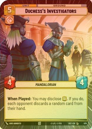 Duchess's Investigators (Hyperspace Foil) - 979 - Common (Foil)