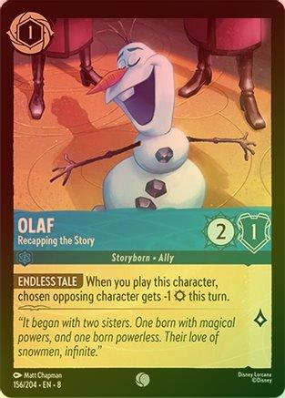 Olaf (Recapping the Story) - 156/204 - Common (Foil)