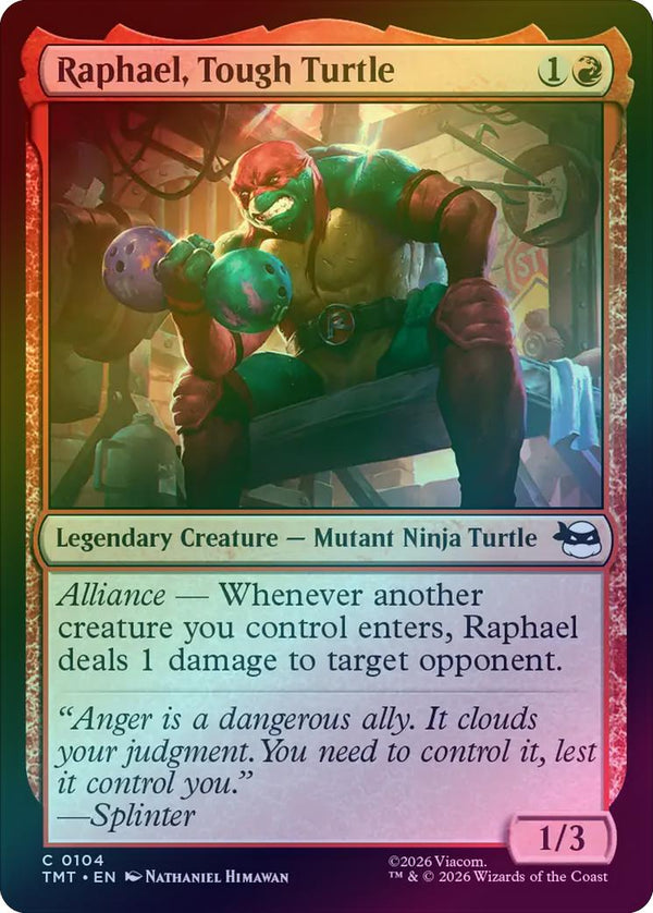 Raphael, Tough Turtle (Foil) (TMT)