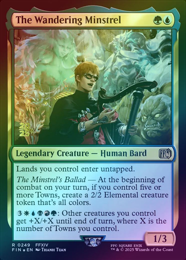 The Wandering Minstrel - Prerelease Promo (Foil) (PFIN)