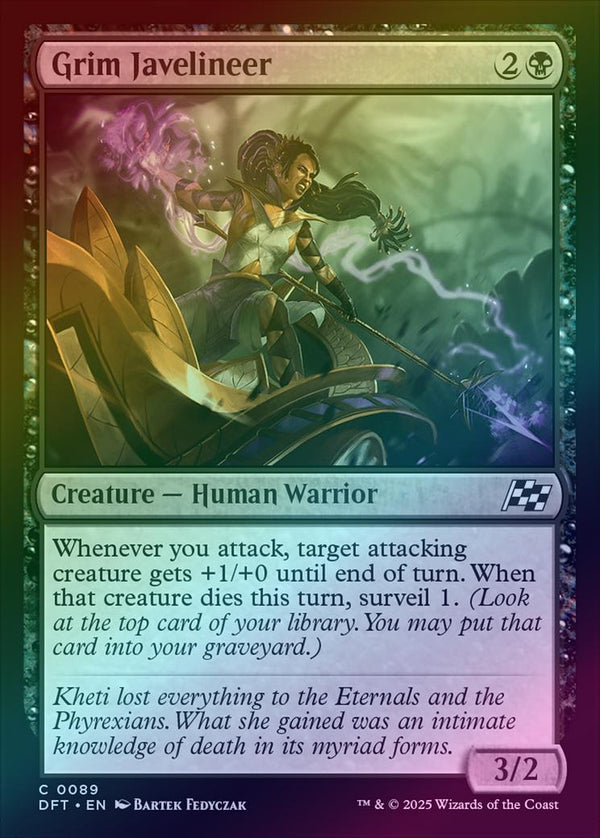 Grim Javelineer (Foil) (DFT)