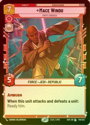 Mace Windu - Party Crasher - 149/252 - Legendary (Foil)