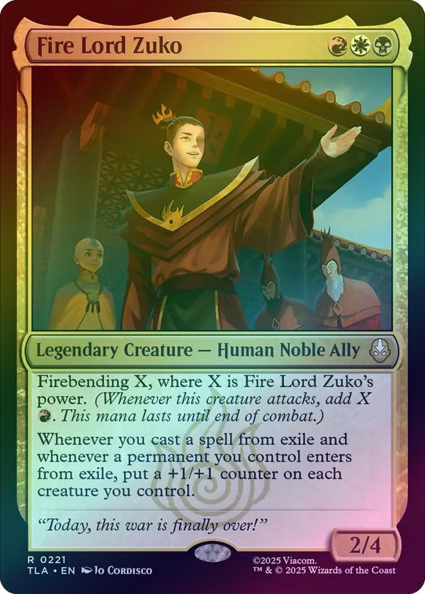Fire Lord Zuko (Foil) (TLA)