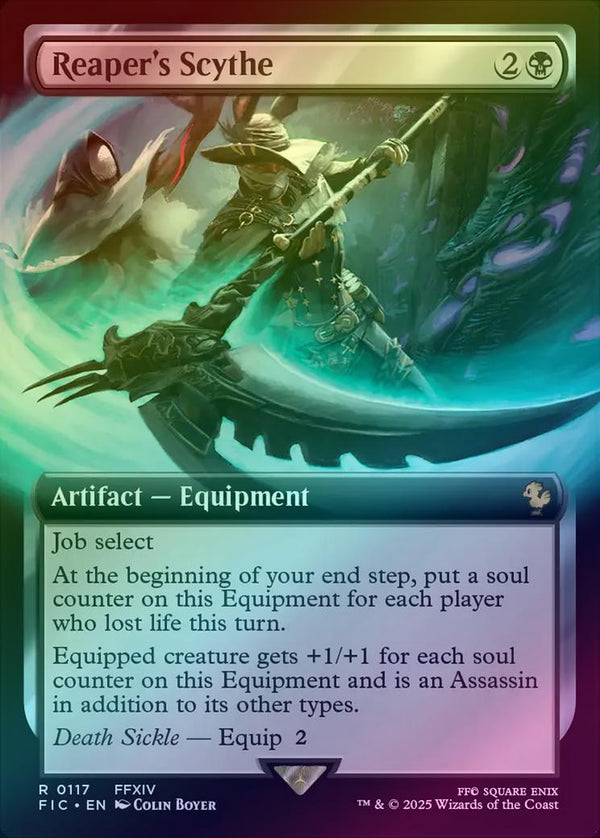 Reaper's Scythe - Extended Art (Foil) (FIC)