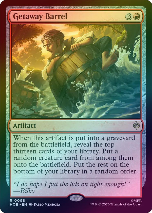 Getaway Barrel (Foil) (HOB) (Pre-Order)