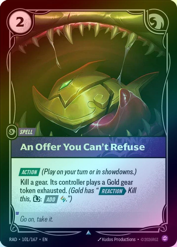 An Offer You Can't Refuse - 101/167 - Uncommon (Foil)