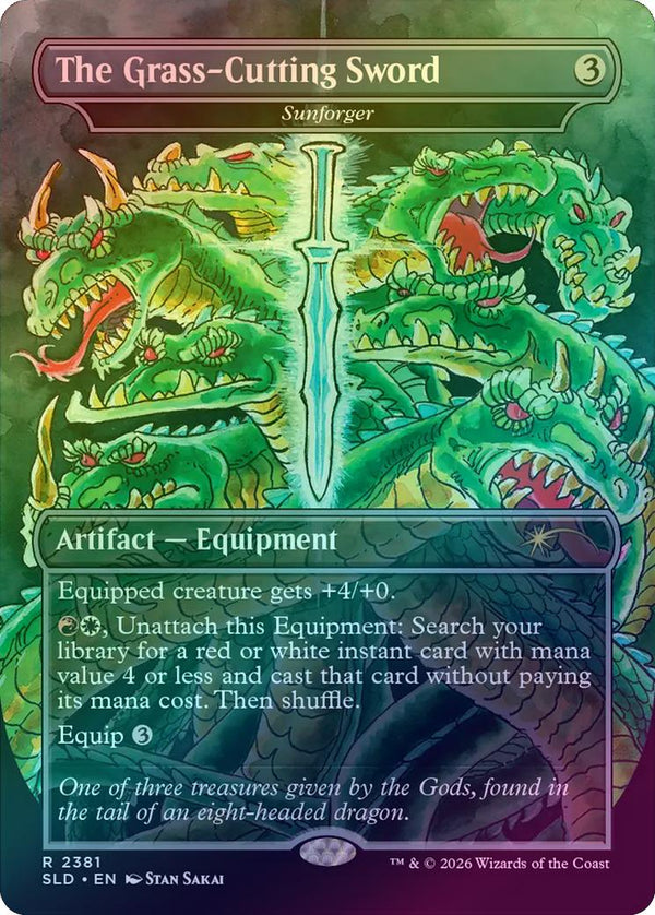 The Grass-Cutting Sword // Sunforger - Featuring: Stan Sakai (Foil) (SLD)