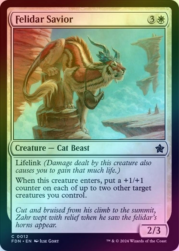 Felidar Savior (Foil) (FDN)