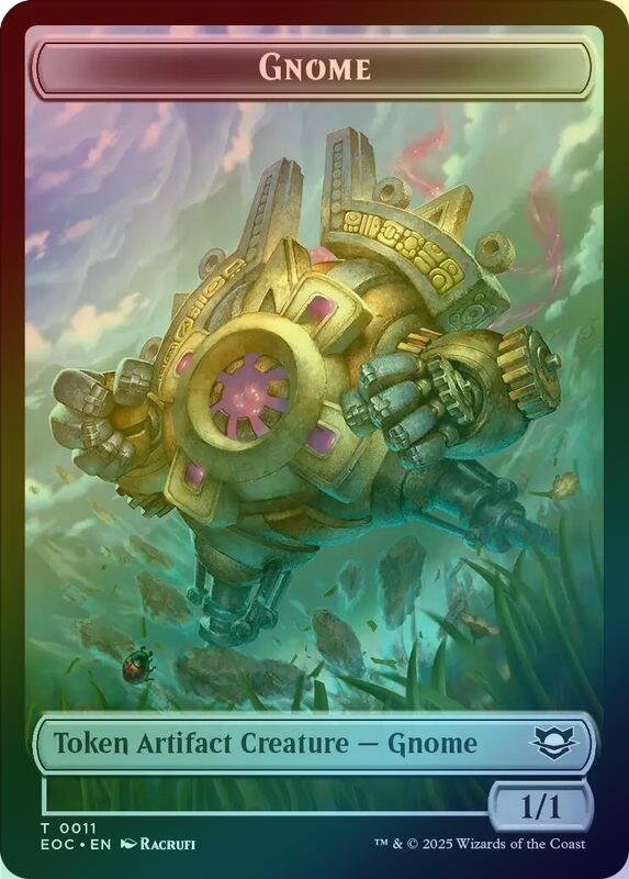 Elemental (008) // Gnome Token (Foil) (TEOC)