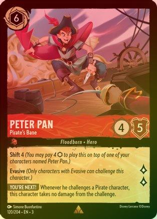 Peter Pan (Pirate's Bane) - 120/204 - Rare (Foil)