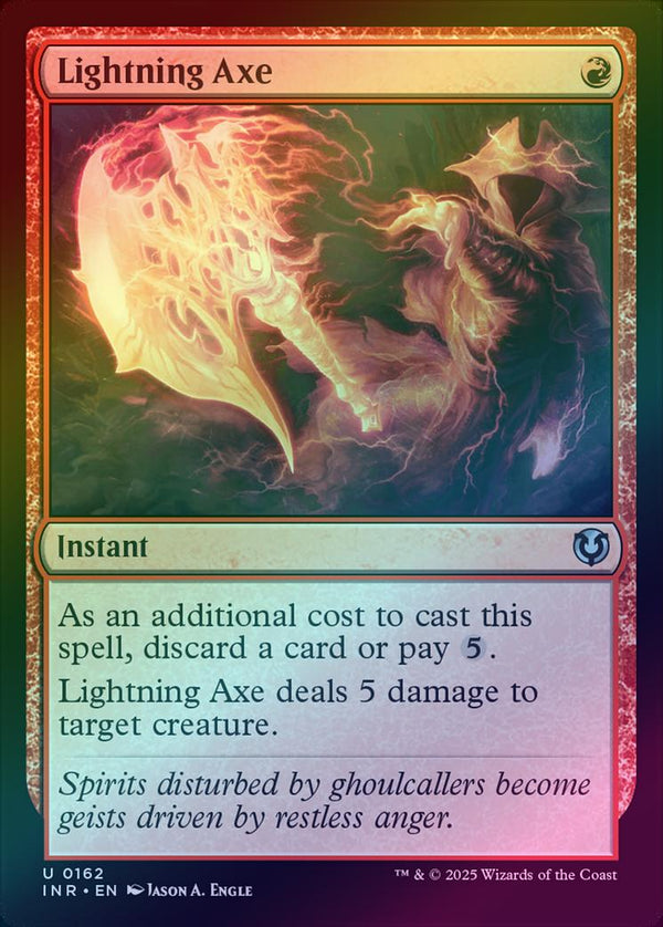 Lightning Axe (Foil) (INR)
